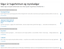 Tablet Screenshot of blautarsogur.blogspot.com