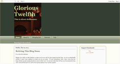 Desktop Screenshot of glorioustwelfth.blogspot.com