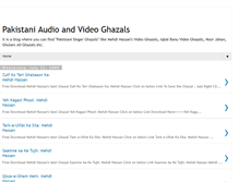 Tablet Screenshot of pakighazals.blogspot.com