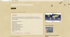 Desktop Screenshot of canariosmatagueira.blogspot.com