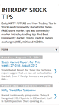 Mobile Screenshot of intraday-stocks-tips.blogspot.com