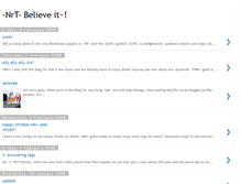 Tablet Screenshot of believe--it.blogspot.com