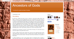 Desktop Screenshot of ancestorsofgods.blogspot.com