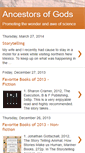 Mobile Screenshot of ancestorsofgods.blogspot.com