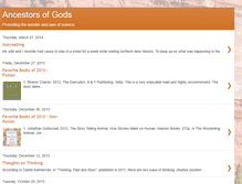 Tablet Screenshot of ancestorsofgods.blogspot.com