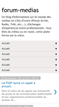 Mobile Screenshot of forum-medias.blogspot.com