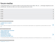 Tablet Screenshot of forum-medias.blogspot.com
