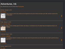 Tablet Screenshot of adventuresink.blogspot.com
