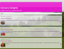 Tablet Screenshot of denisesdelights.blogspot.com