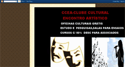 Desktop Screenshot of clubeculturalencontroartistico.blogspot.com
