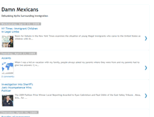 Tablet Screenshot of damnmexicans.blogspot.com
