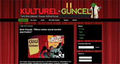 Desktop Screenshot of kulturelguncel.blogspot.com