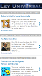 Mobile Screenshot of leyuniversal.blogspot.com