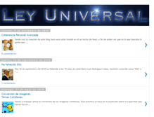 Tablet Screenshot of leyuniversal.blogspot.com