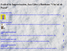 Tablet Screenshot of festivaldeimprovisacionlibre.blogspot.com