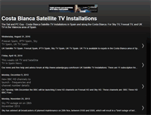 Tablet Screenshot of costablancasatellitetv.blogspot.com