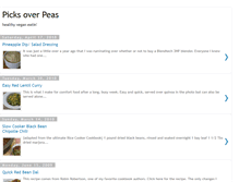 Tablet Screenshot of picksoverpeas.blogspot.com