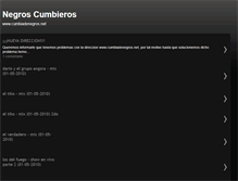 Tablet Screenshot of cumbiadenegros09.blogspot.com