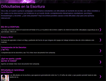 Tablet Screenshot of dificultadesenlaescrituradelosninos.blogspot.com