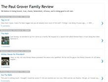 Tablet Screenshot of groverreview.blogspot.com