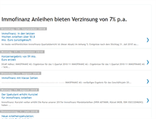 Tablet Screenshot of immofinanz-anleihen.blogspot.com