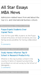 Mobile Screenshot of allstaressaysmba.blogspot.com