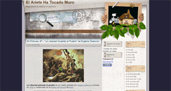 Desktop Screenshot of elarietehatocadomuro.blogspot.com