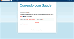 Desktop Screenshot of correndocomsaude.blogspot.com