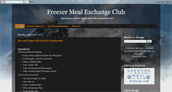 Desktop Screenshot of freezermealexchange.blogspot.com