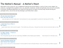 Tablet Screenshot of mothersmanual.blogspot.com