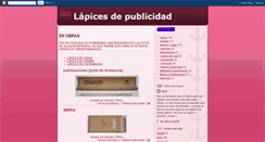 Desktop Screenshot of lapicesdepubli.blogspot.com
