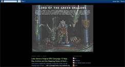 Desktop Screenshot of lordofthegreendragons.blogspot.com
