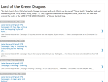 Tablet Screenshot of lordofthegreendragons.blogspot.com