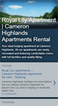 Mobile Screenshot of apartmentscameronhighlands.blogspot.com