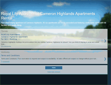 Tablet Screenshot of apartmentscameronhighlands.blogspot.com
