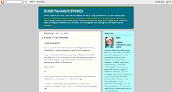 Desktop Screenshot of christianlovestories.blogspot.com