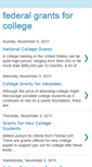 Mobile Screenshot of federalgrantsforcollege.blogspot.com