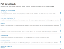 Tablet Screenshot of downloads--for--psp.blogspot.com