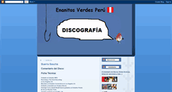 Desktop Screenshot of enanitosverdesperu-discos.blogspot.com