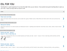 Tablet Screenshot of esl-4-you.blogspot.com