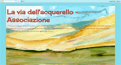 Desktop Screenshot of laviadellacquerello.blogspot.com