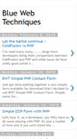 Mobile Screenshot of bluewebtechniques.blogspot.com