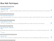 Tablet Screenshot of bluewebtechniques.blogspot.com