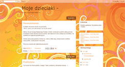 Desktop Screenshot of moje-dzieciaki.blogspot.com