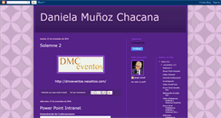 Desktop Screenshot of danielamunozchacana.blogspot.com