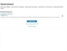 Tablet Screenshot of generatoare-electrice.blogspot.com