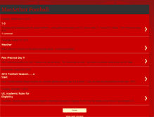 Tablet Screenshot of macarthurfootball.blogspot.com