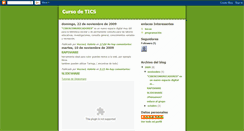 Desktop Screenshot of cursodetics2009.blogspot.com