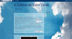 Desktop Screenshot of aculturadecaboverde.blogspot.com