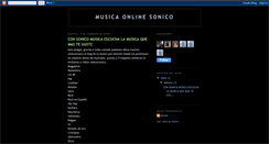 Desktop Screenshot of musicasonico.blogspot.com